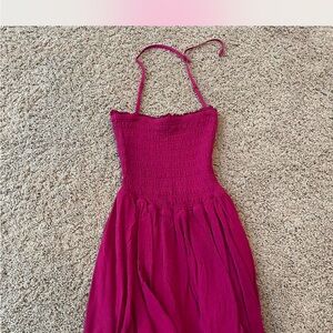 GARAGE Burgundy Romper dress